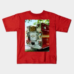 Firemen - Back of Fire Truck Kids T-Shirt